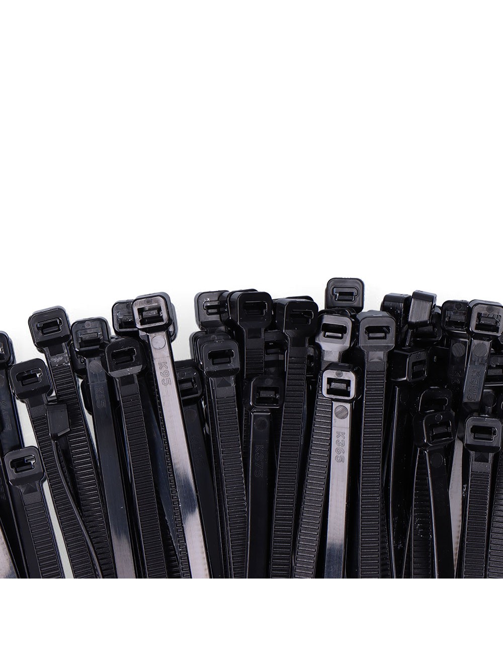 Bridas negras 4,6 x 200 mm nylon alta calidad (bolsa 100 unid.)