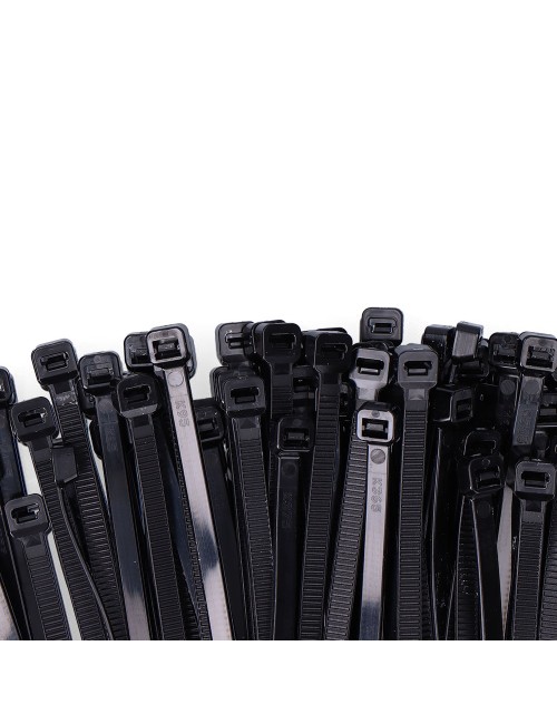 Bridas negras 4,8 x 250 mm nylon alta calidad (bolsa 100 unid.)