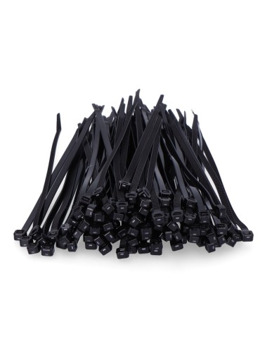 Bridas negras 4,8 x 250 mm nylon alta calidad (bolsa 100 unid.)