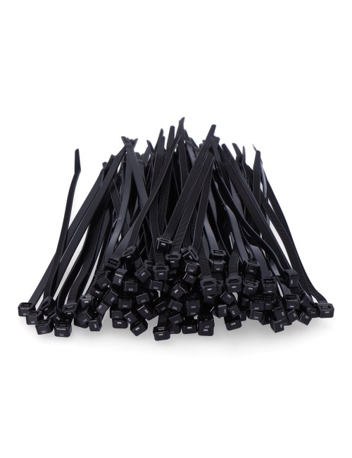 Bridas negras 4,8 x 250 mm nylon alta calidad (bolsa 100 unid.)
