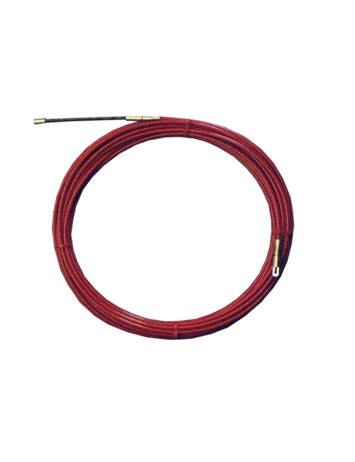 Sonda pasacables guía, acero forrado profesional, 10 m x 3,9 mm
