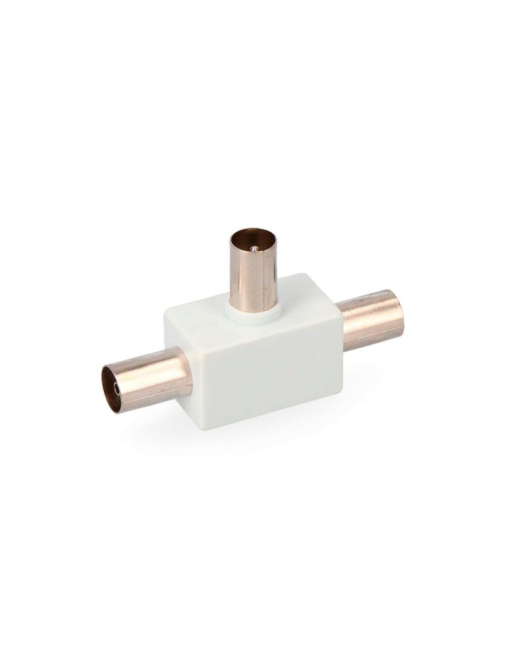 Derivador tv 1 clavija + 2 bases retractilado