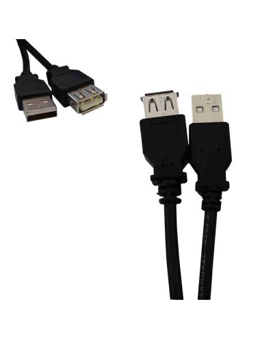 Cable usb 2.0 macho - hembra 5m