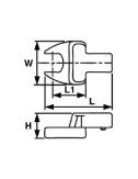 INSERTO LLAVE ABIERTA 690516 16MM