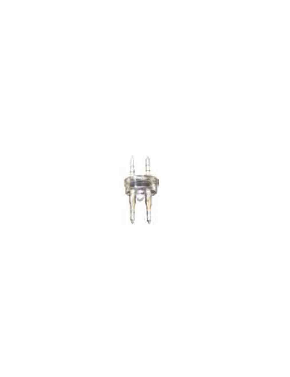 Conector tubo flexilux/flexiled 2 vias 13 mm "punta-punta"