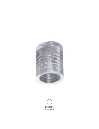 Terminal de proteccion tubo flexilux/flexiled 17 x 15 mm
