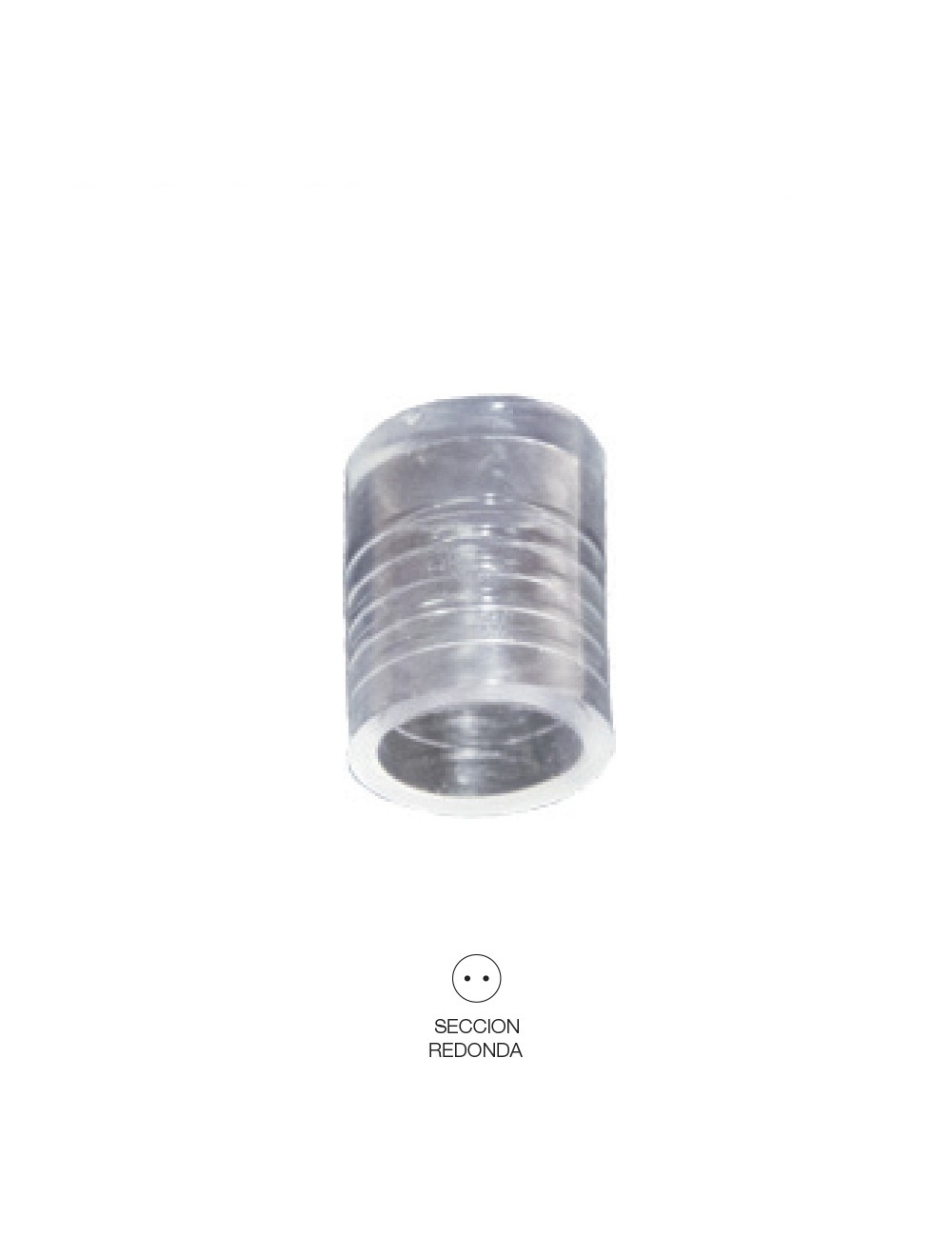 Terminal de proteccion tubo flexilux/flexiled 17 x 15 mm