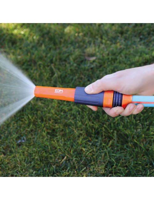 Lanza de riego regulable con abrazadera de 1/2" - /5/8"