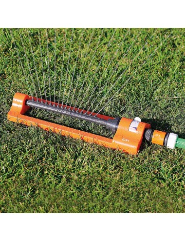 Aspersor oscilante regulable sobre 250m con enchufe rapido