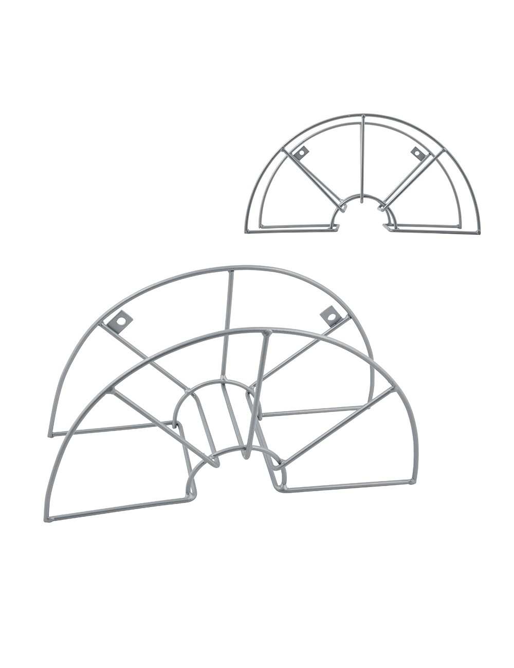 Portamangueras metalico plastificado 43 x 15 x 23 cm