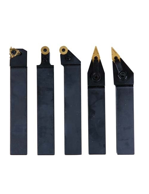 Juego cuchillas HM, 20 mm. 5 Pzas. Caja aluminio 20 mm, 5 unidades