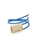 Portalámparas 250v base g-9 con cable beige (envasado)