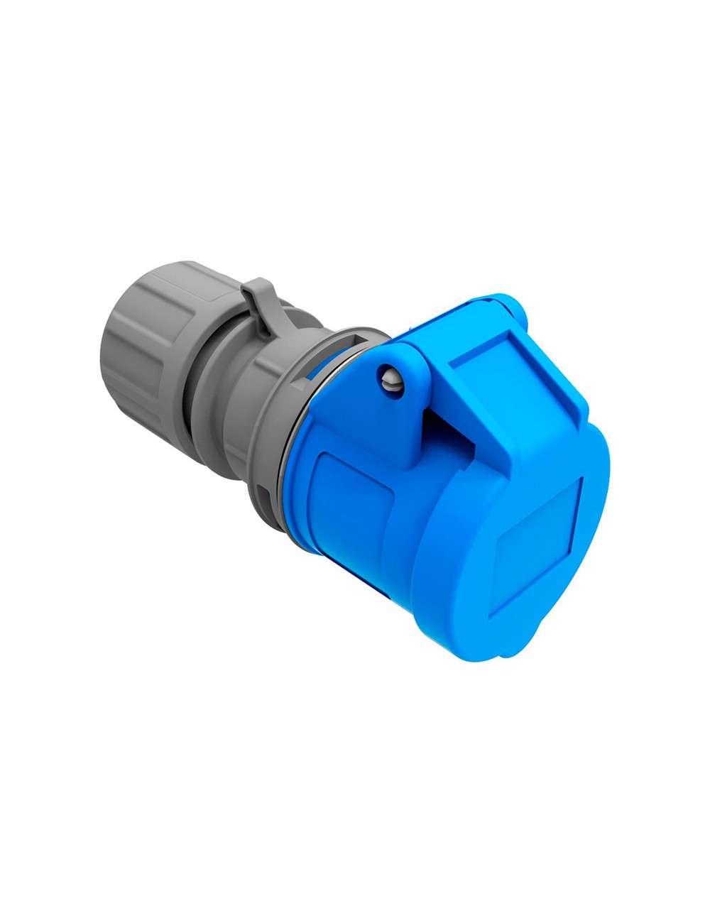 Base aerea cetac 2p+t azul 16a 230v~ ip44 (envasada)