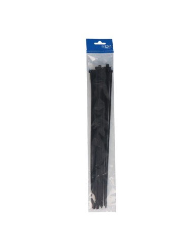 Bridas negras 4,8 x 380 mm nylon alta calidad (bolsa 25 unid.)
