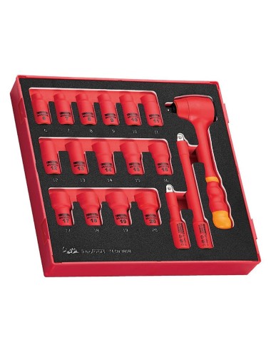 JUEGO DE HERRAMIENTAS TEDV3818 18 PZAS