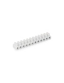 Regleta de conexion de 2.5 mm a 4 mm , 12 conectores, homologada, blanca (retractilada)
