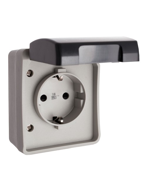 Base fija estanca 2p+t 16 a 250v~ ip44