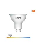 Bombilla dicroica led gu10 7 w 550 lm 3200 k luz calida 45° ø5 x 5,5 cm