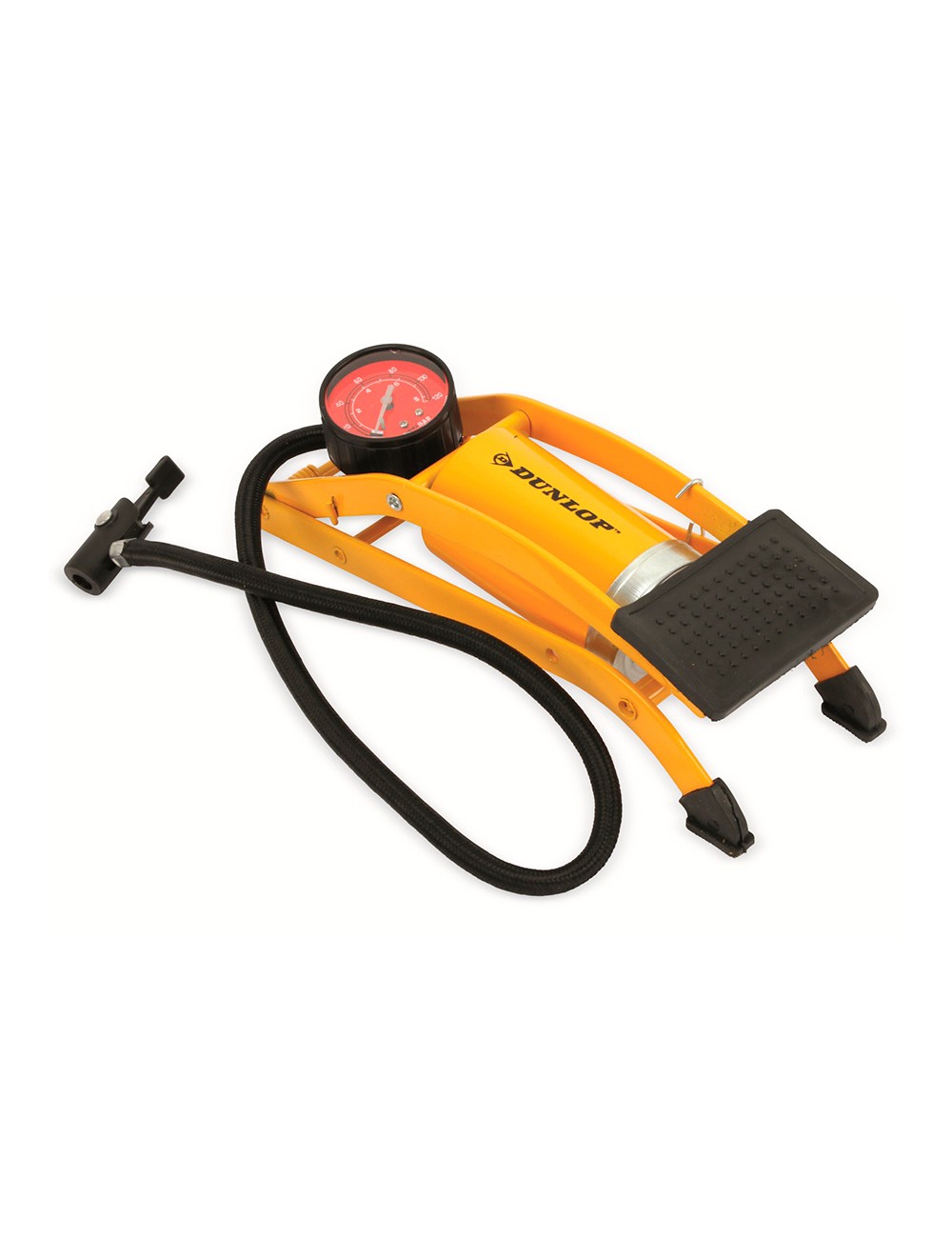 Bomba de aire de pie para rueda de bicicleta y coche, 23,7 x 8,5 x 7,0 cm