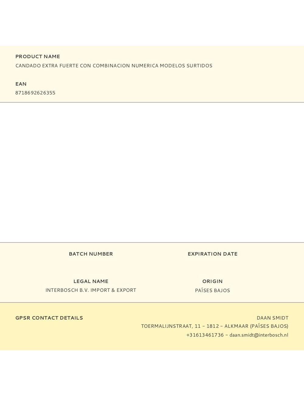 Candado extra fuerte con combinacion numerica modelos surtidos