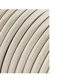Carrete cable cordón tubular h03vv-f 2 x 0,75 mm algodón, 25 m