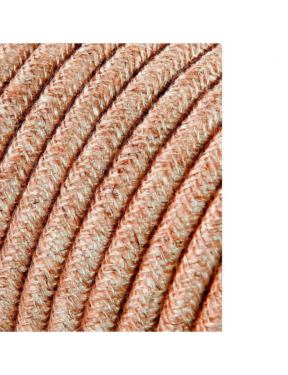 Carrete cable cordón tubular h03vv-f 2 x 0,75 mm lino, 25 m