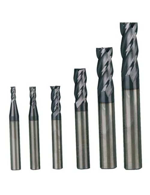 JUEGO FRESA METAL DURO   3/4/6/8/10/12, 18 piezas