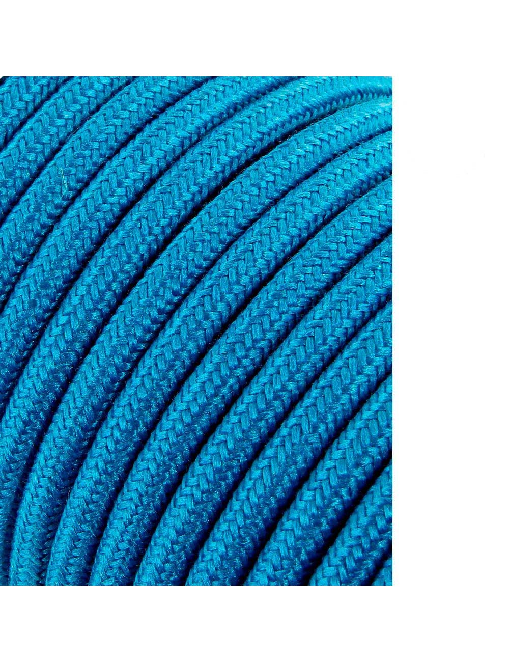 Carrete cable cordón tubular h03vv-f 2 x 0,75 mm azul claro, 25 m