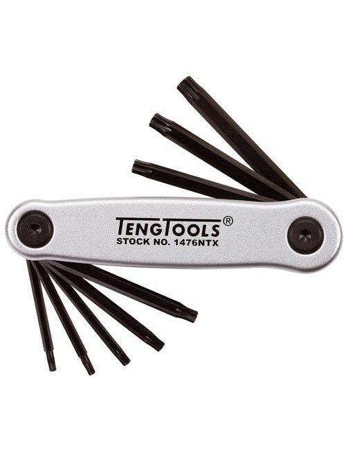 JUEGO LLAVES TORX PLEGABLE 1476NTX 8 PZAS