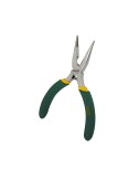 Alicates mini punta semiredonda, carbono, 130 mm