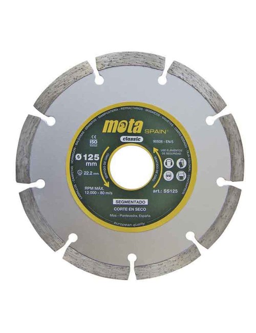 Disco diamantado segmentado laser ø115 mm clp18