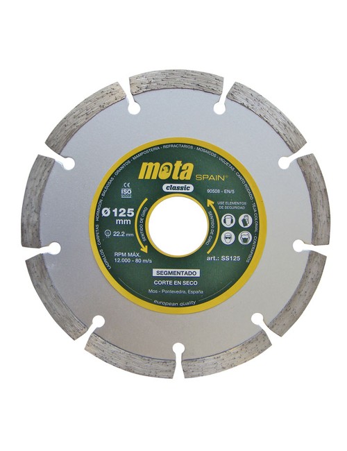 Disco diamantado segmentado laser ø230 mm