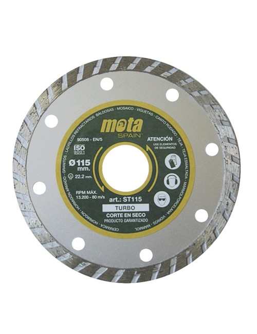 Disco diamantado turbo ø230 mm