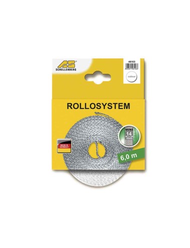 Cinta de persiana blanca 14 mm x 6 m