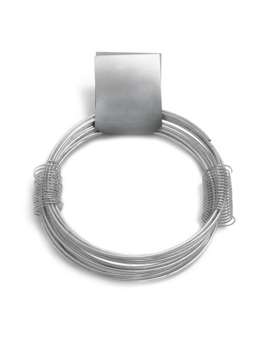 Alambre zincado n° 10, 205 gr, calibre 1,50 mm x 15 m