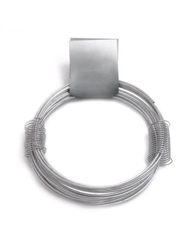 Alambre zincado n° 12, 210 gr, calibre 1,80 mm x 11 m