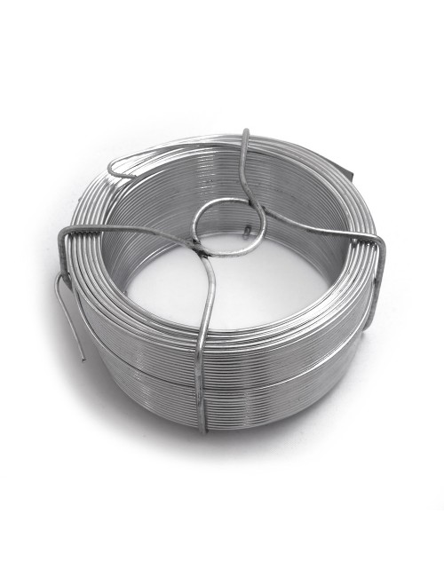 Alambre zincado n° 6, 350 gr, calibre 1,10 mm x 50 m