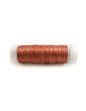 Alambre forrado con bobina n° 6 cobre, calibre 0,40 mm x 50 m