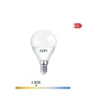 Bombilla esferica led e14 5 w 400 lm 4000 k luz dia ø4,5 x 8 cm