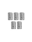 Set de 5 tapones para rueda de coche plata dunlop