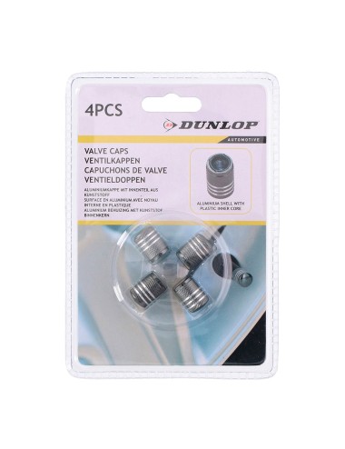 Set de 4 tapones para rueda de coche gris