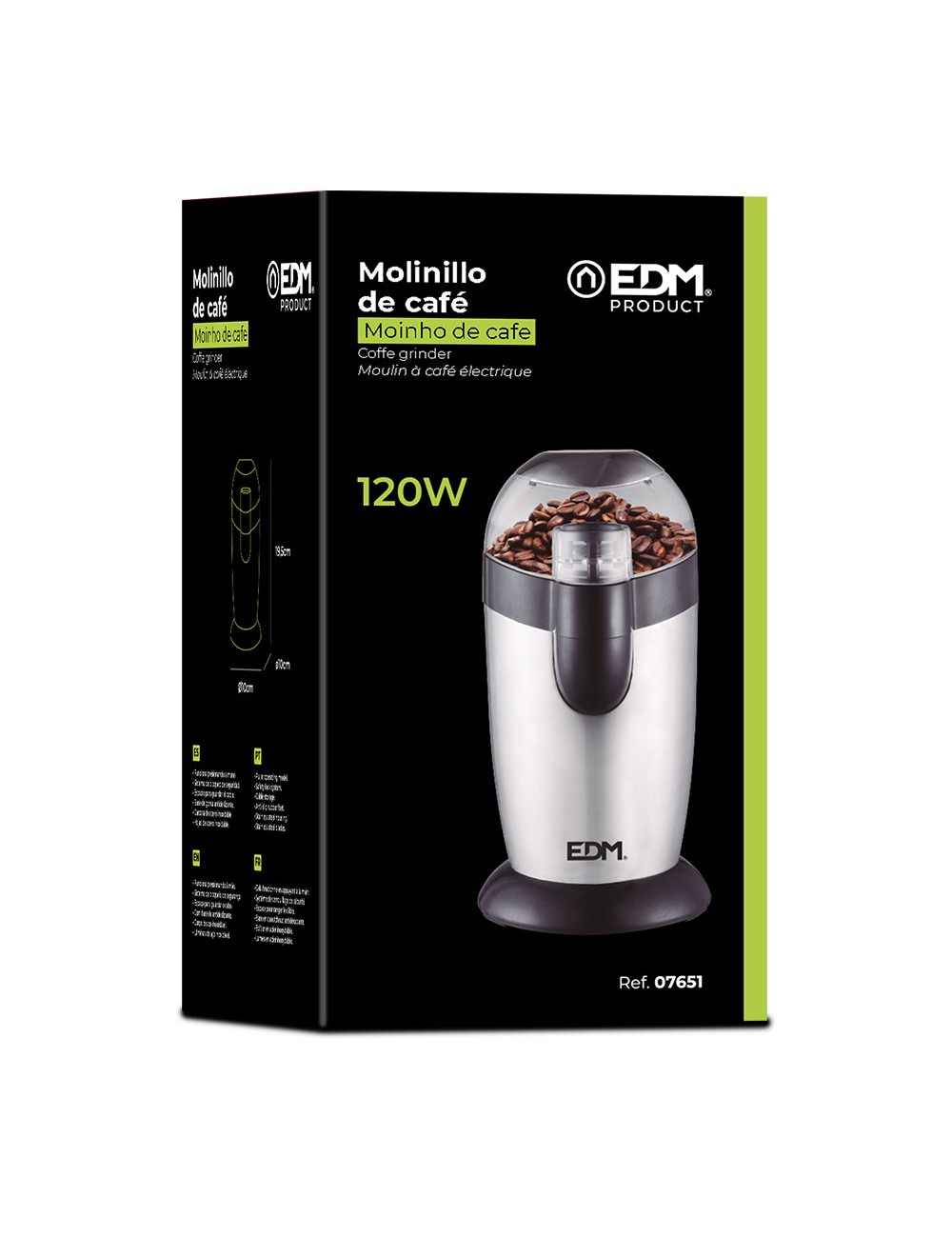 Molinillo de café 120 w edm