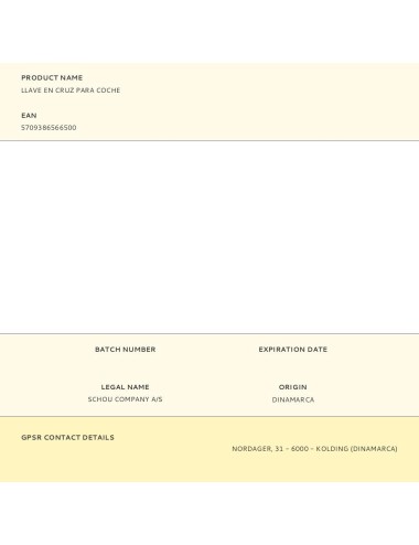 Llave en cruz para coche