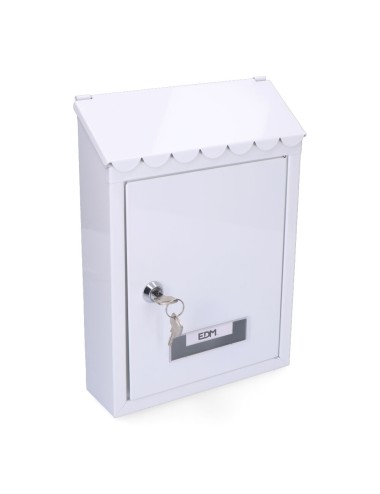 Buzon de acero modelo standard blanco 210 x 60 x 300 mm