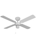Ventilador de techo modelo baltico. color blanco. potencia: 50 w aspas: ø102cm edm