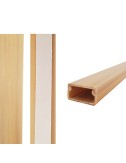Mini canal adhesiva madera clara 2 m 19 x 11 mm (precio por metro)