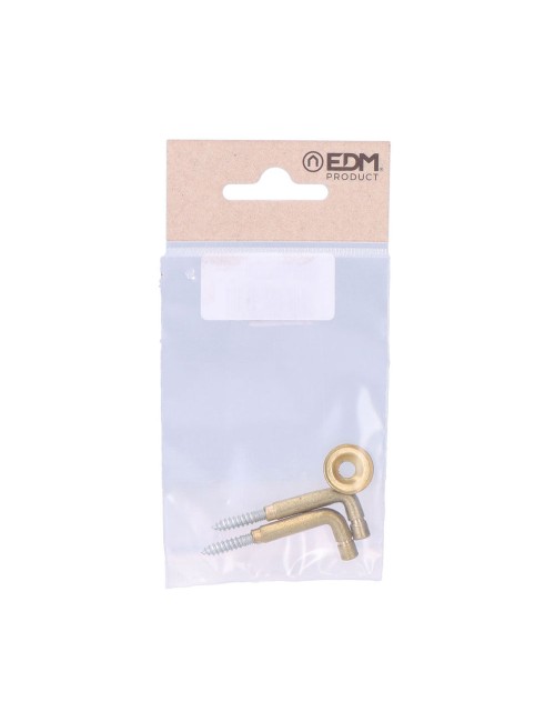 Alzapaños torneados latón 25 mm. recogedor de cortina, 2 uds