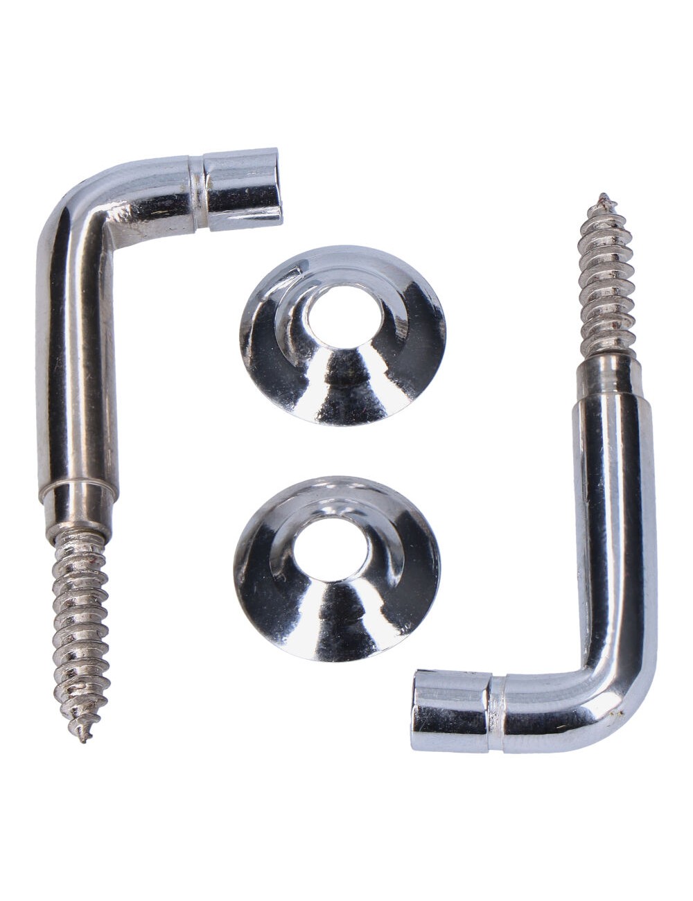 Alzapaños torneados latón niquelado 25 mm. recogedor de cortina, 2 uds