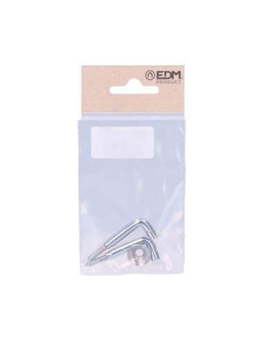 Alzapaños torneados latón niquelado 30 mm. recogedor de cortina, 2 uds