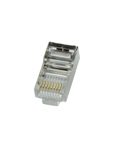 Conector rj45 macho ftp cat5e blindado (bolsa 100unid.)
